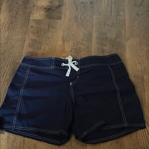 Tommy Bahama Dark Blue Swim Shorts with White Accents